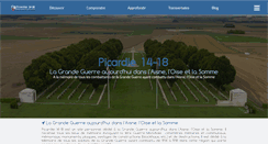 Desktop Screenshot of picardie1418.com